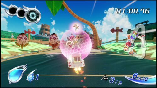 チョコボGPシロマのアビリティを使う様子